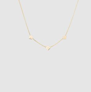 Loveher gioielli in acciaio inox ciondolo piccoli trifogli collane <span class=keywords><strong>per</strong></span> le donne e le ragazze regalo in bianco design all'ingrosso <span class=keywords><strong>nome</strong></span> personalizzato - Product Image 1