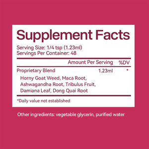 Gotas Líquidas HealthGlow para el Apoyo de la Libido Femenina con Maca y Ashwagandha, Precio de Fabricante OEM - Product Image 2