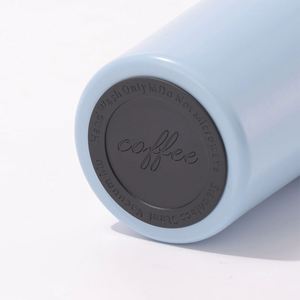 Customized Logo 304 Stainless Steel Tumbler Fashionable Vacuum Insulated Cup with Portable Design for Outdoor Car Use with <b>Straw</b> - Product Image 3