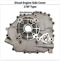 Pièces de moteur diesel de petite taille refroidi par air 168F/170F - Couvercle de carter