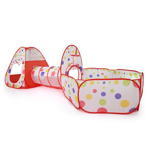 <span class=keywords><strong>Tunnel</strong></span> de <span class=keywords><strong>piscine</strong></span> à balles pliable 3 en 1, tente de jeu pour enfants de Shantou - Product Image 1