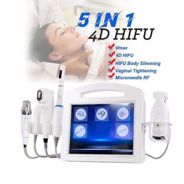 Новые 4 в 1 4D hifu Vmax hifu подтяжки влагалища глаз/Шея/Уход за кожей лица подтяжки мышц похудение коррекция фигуры Сжигание жира снижение веса