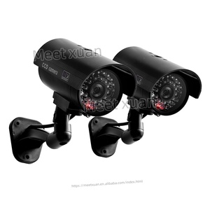 Caméra factice de sécurité extérieure/intérieure avec LED rouge clignotante – Non fonctionnelle, simulation de vidéosurveillance - Product Image 6