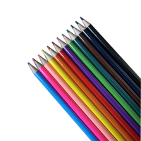 Ensemble de crayons de couleur multicolores de bonne qualité, 12 couleurs, non toxiques et respectueux de l'environnement pour le dessin sur bois des enfants