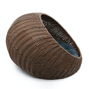 El yapımı hasır kedi yatak plastik Rattan <span class=keywords><strong>Pet</strong></span> House dokuma <span class=keywords><strong>Pet</strong></span> uyku sepeti yatak - Product Image 2