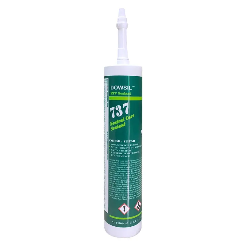 Dowsil 737 300ml Neutral Cure Sealant for application in a wide range of industrial assembly and installation operations