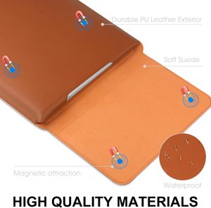 กระเป๋าใส่แล็ปท็อปแบบมีขาตั้ง วัสดุหนัง PU พร้อมฟังก์ชั่นหลากหลาย - Product Image 2
