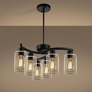 Lámpara de hierro forjado de estilo americano, diseño minimalista moderno, pasillos, cafeterías, bares, dormitorios, LED, 110-220V - Product Image 1