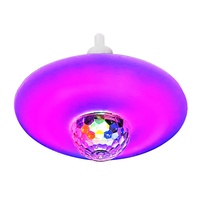 Kingslite Ufo Romantische Sterrenhemel Baby Kids Laser Ster Muziek Luidspreker Plafond Lamp Blub Downlight Projector Nachtlampje