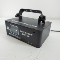Laser RGB puissant 1W à animation linéaire pleine couleur, contrôle DMX512, idéal pour les boîtes de nuit et les discothèques