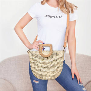 Bolsa Tecida Com Borla Bolsas De Mao Superior Trend Mulheres Sacolas Nuvem Na Axil Couro Vegano Saco Palha <span class=keywords><strong>Trigo</strong></span> Branca - Product Image 2