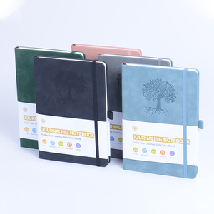 Tùy chỉnh phong cách A5 bìa cứng máy tính xách tay thân thiện với môi hàng ngày bằng văn bản Tạp Chí PU da Bìa du lịch xách tay Memo máy tính xách tay Bộ Quà Tặng - Product Image 4