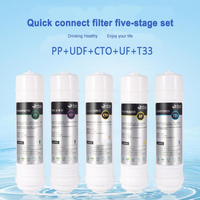 Cartouche filtrante remplaçable pour purificateur d'eau alcaline et à sédiments au charbon actif, 10 pouces, 1 micron, compatible Chine et Corée