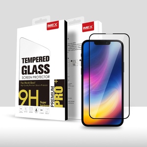 Protector de Pantalla de Vidrio Templado con Impresión de Seda IMEX, Venta al por Mayor de Fábrica, para iPhone 11 12 13 14 15 16 17 Pro Max 17 Air SE3, Pegamento Completo - Product Image 6