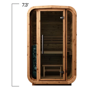 Sauna de Cubo para 2 Personas Thermo Spruce de Fábrica OEM con Calentador Eléctrico - Product Image 3