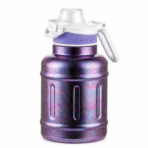 Botella de Agua Deportiva Aislada Ecológica de Gran Capacidad (1.4L) con Conservación del Calor de 12-24h, Ligera, de Titanio Puro - Product Image 1