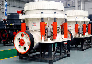 Concasseur à cône hydraulique multi-cylindres haute capacité pour l'exploitation minière de roches dures et les lignes de production d'agrégats - Product Image 5