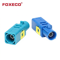FOXECO Connecteur électronique automobile FAKRA personnalisable, assemblage en matériau PBT/PA66