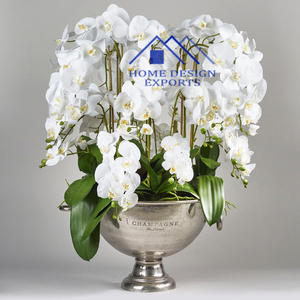 Vases à fleurs en aluminium pour mariage et centres de table Jardinière en seau à fleurs en aluminium avec logo personnalisé Accepter Vintage - Product Image 4