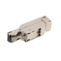 Prise modulaire Cat6a connecteur RJ45 étanche IP20 installation rapide et facile sur le terrain prise entièrement métallique