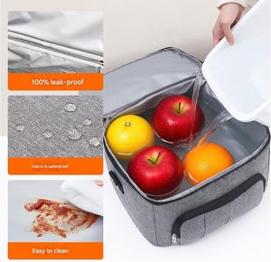 New Designer Outdoor Cooler Bag Thicken Aluminum Foil Insulation Bag Picnics Camping Oxford Fresh-keeping Food Lunch Bag - Product Image 6