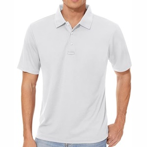Chemises polo imprimées à manches courtes en coton, personnalisables avec logo de marque, pour hommes. - Product Image 5