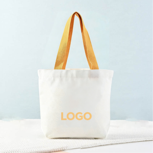 Sac fourre-tout en toile de luxe, simple et personnalisé, orange, avec impression personnalisée de poupées <span class=keywords><strong>Matriochka</strong></span> mignonnes - Product Image 3