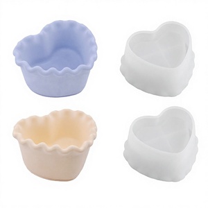 Artificial Flower Mousse Cake Baking <b>Mold</b> Reusable DIY Floral Scented Candle Silicone Dishwasher Safe Handmade Easy Demold - Product Image 3
