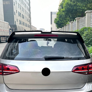 Ottinger Rear Wing Spoiler Piano <b>Black</b> Carbon Fiber Texture For Volkswagen Golf 7 Mk7 7.5 <b>Trunk</b> Lip - Product Image 3