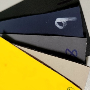 <span class=keywords><strong>Cuir</strong></span> artificiel gaufré en PU durable, avec support tissé, pour chaussures, meubles, sacs, grain de litchi, résistant aux taches - Product Image 5