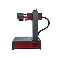 Machine de marquage laser à fibre mini haute précision 30W 50W 60W à bas prix, refroidie par air, CNC de bureau tout-en-un pour bois et pierre, laser Raycus