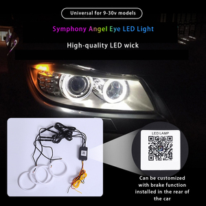 Nuovi Anelli LED Halo 2-in-1 4-in-1 12V 24V DRL Occhi <span class=keywords><strong>d</strong></span>'<span class=keywords><strong>Angelo</strong></span> 60mm 70mm 80mm 90mm 100mm RGB APP Luci di Segnalazione per Auto - Product Image 2