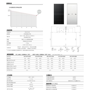Panneau solaire monocristallin PERC Longi Solar X6 550W 585W, cellules de 182 mm, pour la production d'énergie sur toiture - Product Image 2