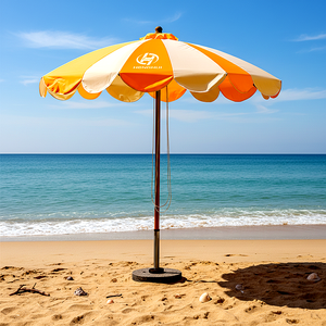 Sombrilla Pagoda Grande para Exteriores con Control Manual y Revestimiento Azul, para Patio, <span class=keywords><strong>Terraza</strong></span>, Villa, Playa - Product Image 4