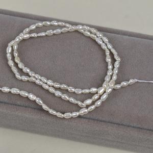 Perlas Sueltas Naturales de 3-4 mm, Forma Barroca Irregular, Hechas a Mano, para Materiales de Accesorios de Joyería DIY - Product Image 4