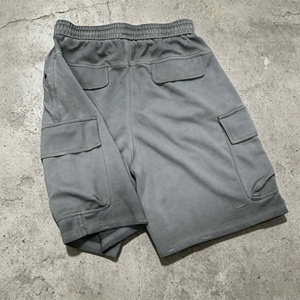 Custom Sun Faded Cargo Shorts High Quality Drawstring Waist Breathable Casual Mens Shorts for Summer - Product Image 4