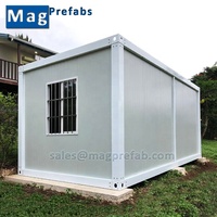 Maison conteneur habitable préfabriquée mobile à faible coût de 20 pieds