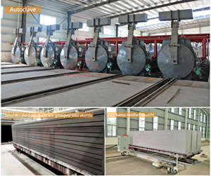 Máquina de bloques de gas autoclavada, planta de bloques AAC, línea de producción de bloques AAC, máquina de fabricación, planta de línea de producción de paneles <span class=keywords><strong>ALC</strong></span> - Product Image 4