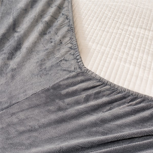 Chất Lượng Cao San Hô Nhung Fluffy Sang Trọng Flannel Lông Cừu Bộ Đồ Giường Bộ Đồ Giường Bìa Tấm Set Cho Mùa Đông - Product Image 3