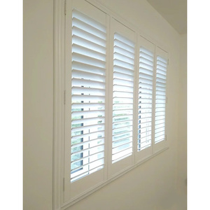 窓シャッター室内セキュリティ窓シャッター屋外アルミプランテーションシャッタールーバー窓 - Product Image 4