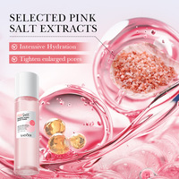 Pink Salt Toner 100ml Tightens Pores Moisturizing Lotion Gentle Formula for Dry Skin