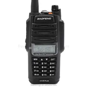 Baofeng UV9R Plus T58 Walkie Talkie jangkauan jauh, Headset Earpiece Radio dua arah tahan air dengan Headset