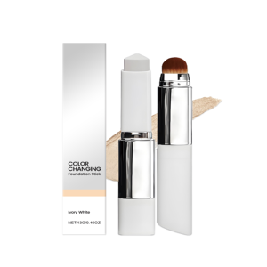 Stick de fond de teint haute qualité à changement de couleur, formule double extrémité adaptative à la peau avec ingrédients hydratants - Product Image 1