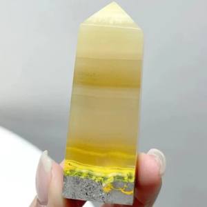 Torre de Cristal Natural Curativa al por Mayor, Prisma Tetraédrico de Jaspe Abejorro para Decoración - Product Image 5