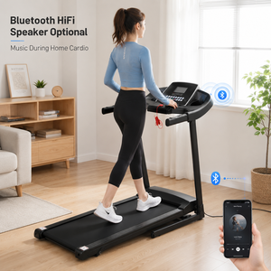 Electric Home Treadmill Commercial Folding Gym Fitness Equipment Folding Electric Treadmill with Incline - Product Image 1