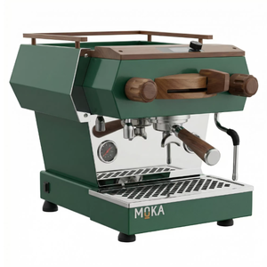 Machine à expresso professionnelle avec écran tactile, capacité de 24 tasses, réglages de broyeur ajustables, systèmes de brassage et d'eau chaude, boîtier en fer - Product Image 3