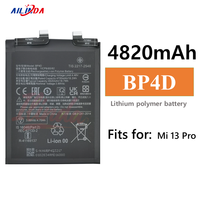 Batterie de remplacement rechargeable Ilinda 4820mAh BP4D pour téléphone mobile Android Xiaomi 13 Pro