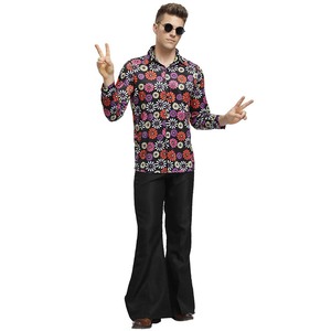 Costume de fête d'Halloween pour couples, paix, amour, fleurs, puissance, hippie, YTHC-020 - Product Image 4