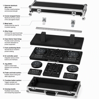 Flight case robuste pour contrôleur DJ Pioneer DDJ-FLX4 DDJ-REV1