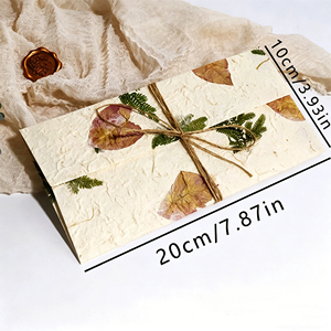 Sobres <span class=keywords><strong>de</strong></span> Papel Vegetal Hechos a Mano, <span class=keywords><strong>de</strong></span> Lujo, para Invitaciones <span class=keywords><strong>de</strong></span> <span class=keywords><strong>Boda</strong></span>, Almacenamiento y Envoltura <span class=keywords><strong>de</strong></span> Regalos - Product Image 5